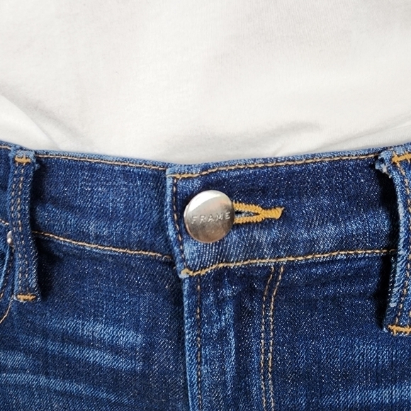 FRAME Denim L'Homme Straight Leg Jeans in Niagra Wash Size 31 - Picture 4 of 14